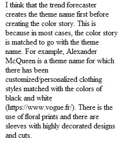 3-1 Discussion What Is the Link Between a Fashion Theme and a Color Story